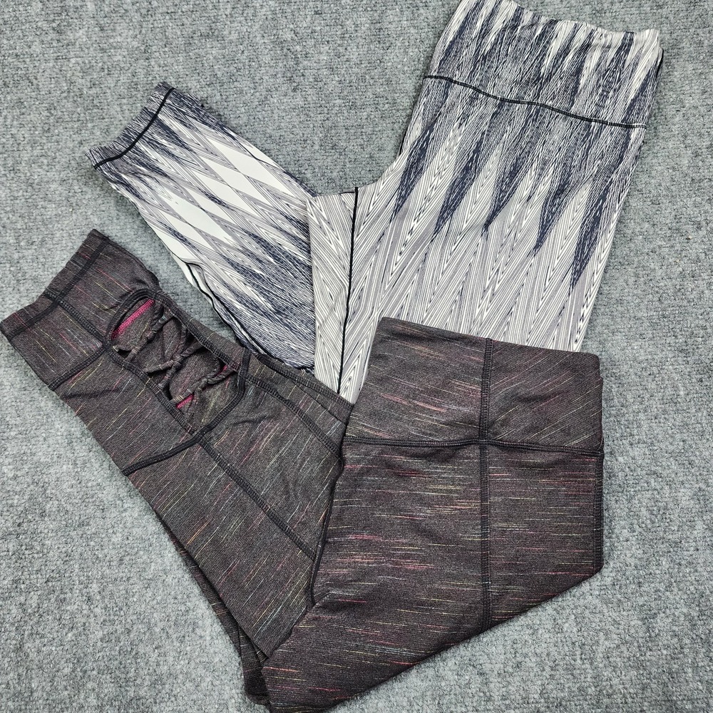 prAna Women's Leggings‎ Lot 2 XL Yoga Pants Athleisure Slimming Waistband Gym